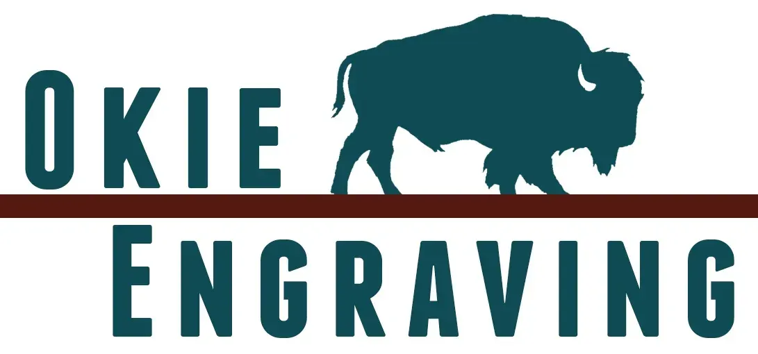 Business logo for Okie Engraving